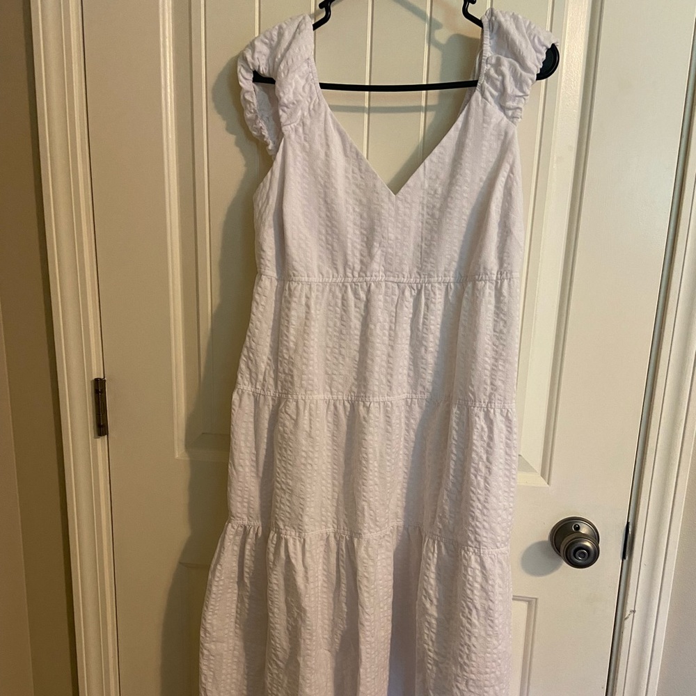 White Midi Dress